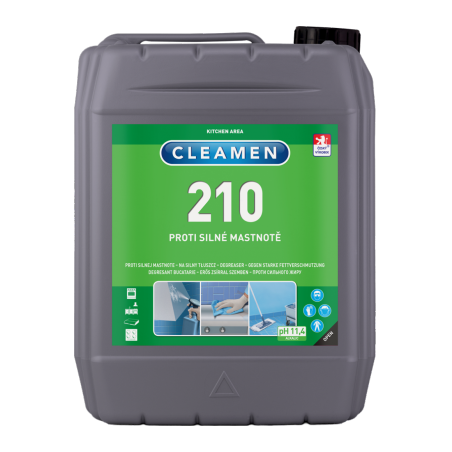 CLEAMEN 210 Odmasťovač silne penivý 5 l