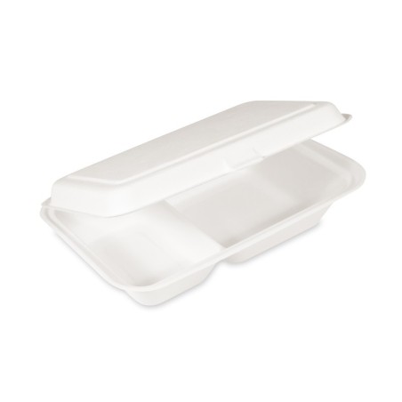 Menu box 2-dielny BIO cukrová trstina 25x16,2x6,3 cm / bal. 50 ks