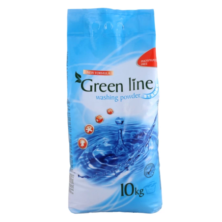 Prací prášok GREEN LINE STRONG 10 kg Universal