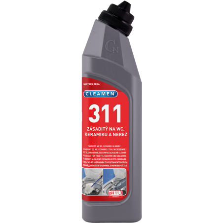 CLEAMEN 311 zásaditý na WC keramiku a nerez 750 ml | ROLSED